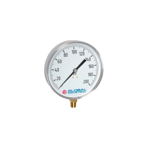 Wika 4-1/2 Contractor Gauge 100 PSI 1/4 NPT LM Stainless Steel 52926336 - main